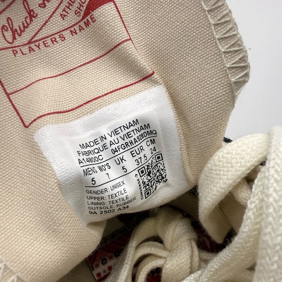 Isabel Marant x Converse Chuck 70 Printed Cotton High-Top Sneakers - Picture 5 of 6